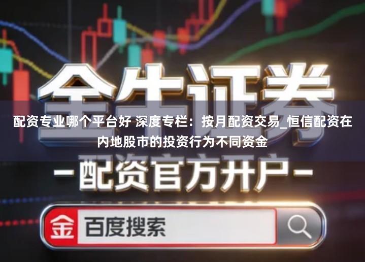 配资专业哪个平台好 深度专栏：按月配资交易_恒信配资在内地股市的投资行为不同资金