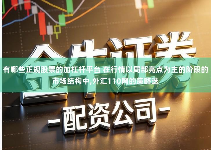 有哪些正规股票的加杠杆平台 在行情以局部亮点为主的阶段的市场结构中,外汇110网的策略迭