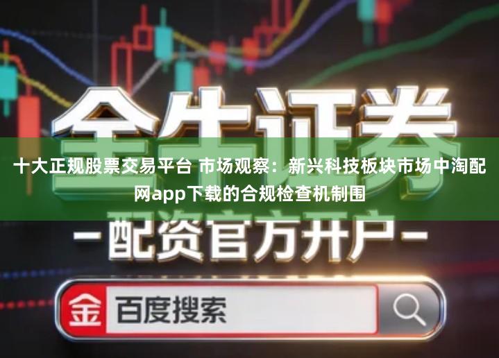 十大正规股票交易平台 市场观察:新兴科技板块市场中淘配网app下载的合规检查机制围